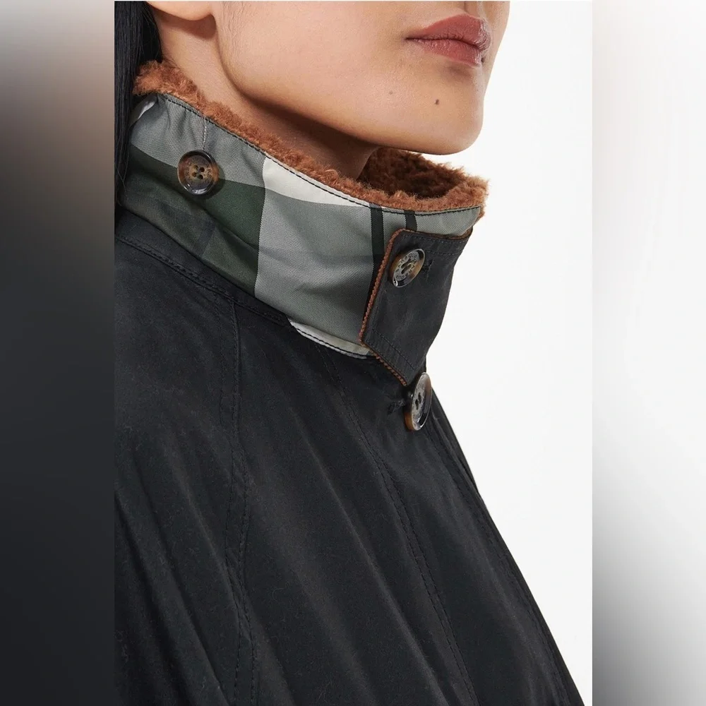 NWT Barbour Malala Wax Jacket - Picture 7 of 14